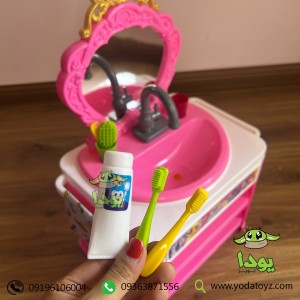 اسباب بازی میز آرایش و سینک ظرفشویی برند  sihan toys