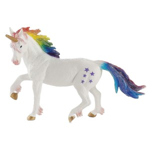 فیگور اسب یونیکورن رنگین کمانی برند موجو -  Rainbow Unicorn figure