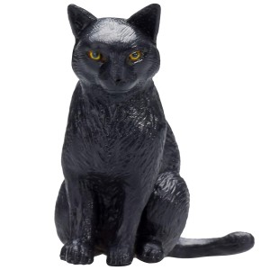 فیگور گربه سیاه نشسته برند موجو - Cat Sitting Black figure