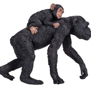 فیگور شامپازه و بچه برند موجو - Chimpanzee and Baby figure