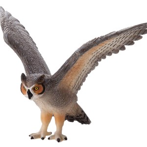 فیگور جغد شاخدار بزرگ برند موجو - Great Horned Owl figure
