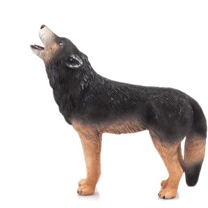 خرید فیگور گرگ در حال زوزه کشیدن برند موجو - Timber Wolf Howling figure
