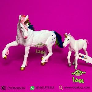 فیگور کره اسب یونیکورن برند موجو -  Unicorn Baby figure