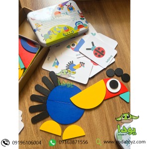 قیمت پازل اشکال کودک با درجه سختی آسان - shapes puzzle