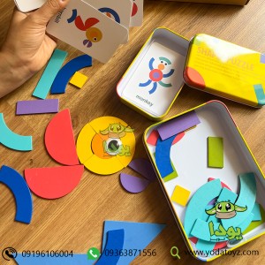 خرید پازل اشکال کودک با درجه سختی متوسط - shapes puzzle