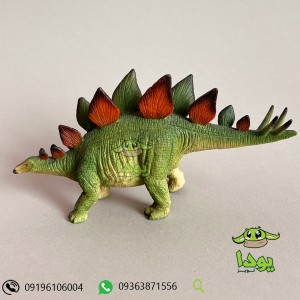 خرید فیگور دایناسور استگوزاروس سایز بزرگ رنگ سبز برند موجو - Stegosaurus figure