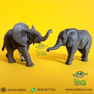 فیگور بچه فیل آفریقایی ماده برند موجو -  African Elephant Calf figure