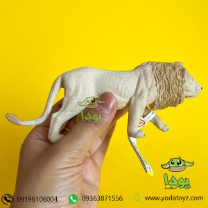 قیمت فیگور شیر نر سفید برند موجو - White Male Lion figure