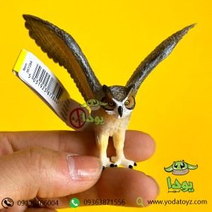 خرید فیگور جغد شاخدار بزرگ برند موجو - Great Horned Owl figure