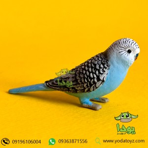 خرید فیگور مرغ عشق رنگ آبی برند موجو - Blue Budgerigar figure