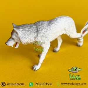 خرید فیگور گرگ سفیده قطبی برند موجو - Arctic Wolf figure