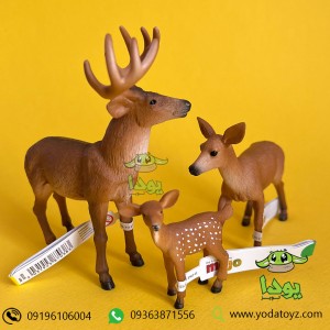 فیگور بچه گوزن دم سفید برند موجو - White Tailed Fawn figure