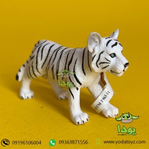 خرید فیگور بچه ببر سفید ایستاده برند موجو - White Tiger cub standing figure