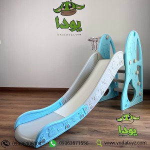 سرسره کودک مدل ملودی رنگ آبی