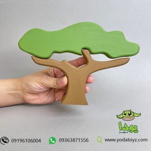 اسباب بازی چوبی مدل درخت پازلی