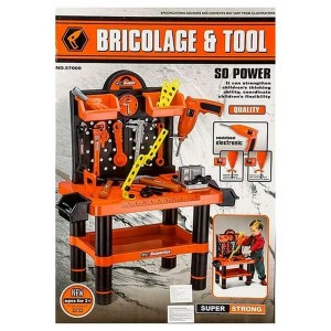 اسباب بازی میز ابزار و نجاری - bricolage & tool no.57008