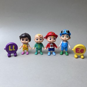 فیگور کوکوملون 6 عددی طرح Jazwares - CoComelon - Family & Friends 6 Pack LE