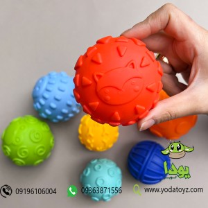 اسباب بازی توپ 8 تکه لمسی کد HE0257