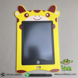 تبلت مغاطیسی زرافه رنگ زرد- LCD PANNEL HAND WRIGHTING BOARD