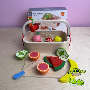 اسباب بازی جعبه میوه با قابلیت برش - fruit park cut open