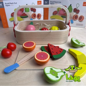 اسباب بازی جعبه میوه با قابلیت برش - fruit park cut open