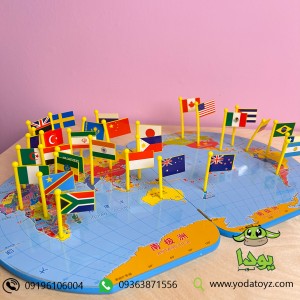 بازی آموزش پرچم کشورها به کودکان