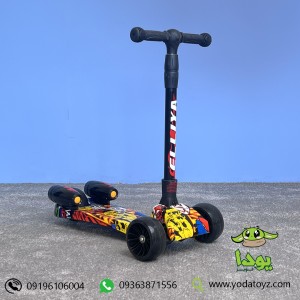 اسکوتر دودزا کودک طرح گرافیتی سایز بزرگ