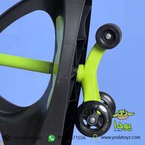 لوپ کار چرخ ژله ای رنگ مشکی سبز LOOPCAR