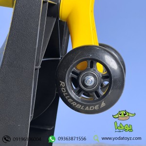 لوپ کار چرخ ژله ای رنگ مشکی زرد LOOPCAR