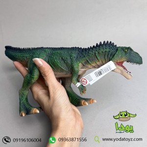 فیگور دایناسور تی رکس در حال شکار برند موجو کد 387293 - Green T-Rex Hunting