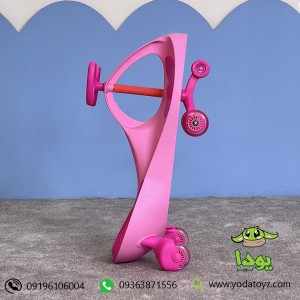 لوپ کار چرخ ژله ای رنگ صورتی-صورتی LOOPCAR