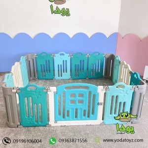 حصار بازی کودک در دار ماشروم  18 ضلعی (160*160 سانتی متر)