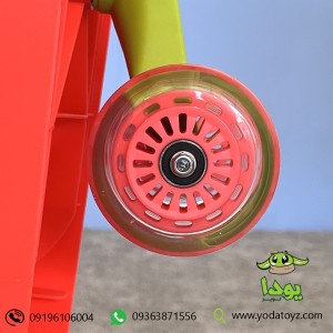 لوپ کار چرخ ژله ای صورتی سبز LOOPCAR