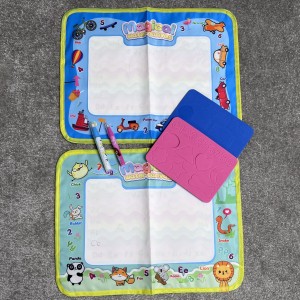 سفره نقاشی جادویی با ماژیک رنگ آبی به همراه شابلون