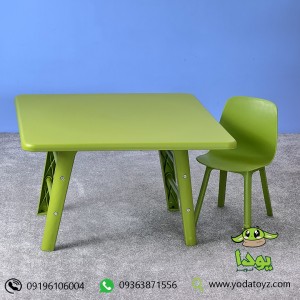 میز کودک سبز
