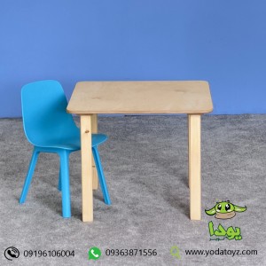 میز چوبی مربعی تک طرح ایکیا