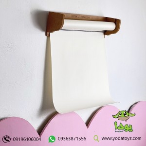 استند رولی نقاشی چوبی + (10 متر رول کاغذی)