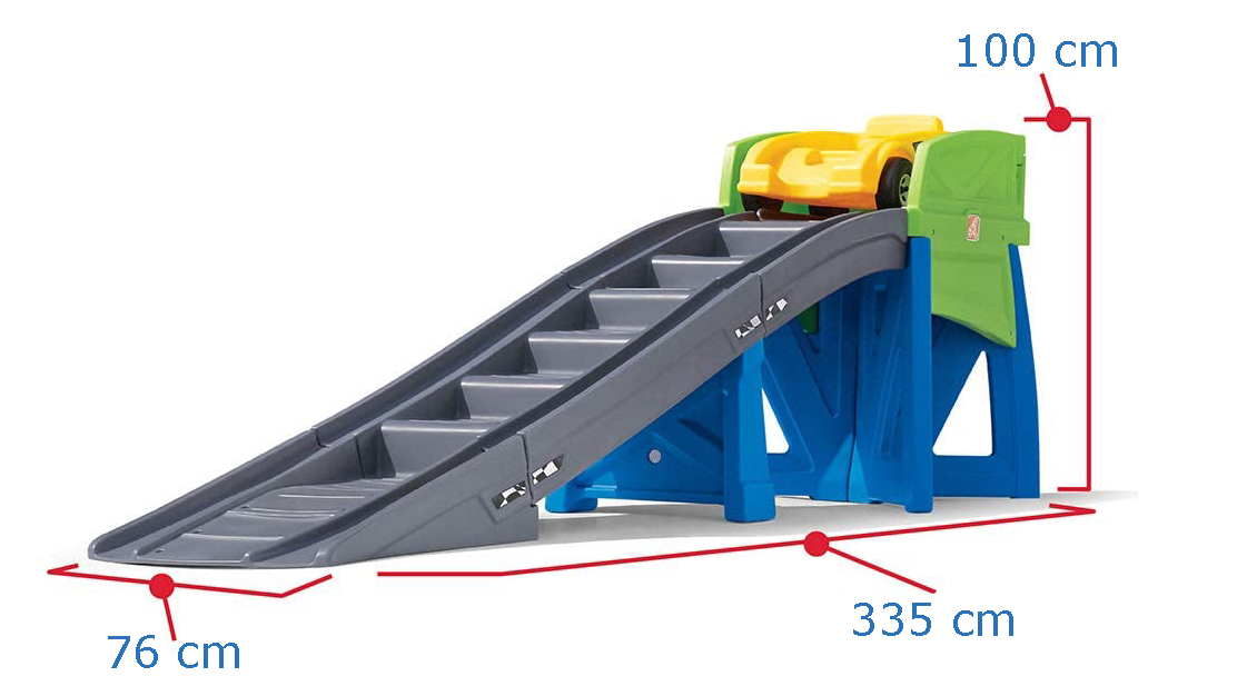 ابعاد سطح شیب دار step2