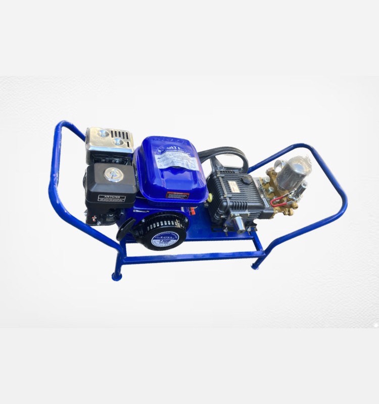 سمپاش زنبه ای با موتور ۷/۵ اسب بنزینی و پمپ ۴۵ بار ۳ شیر