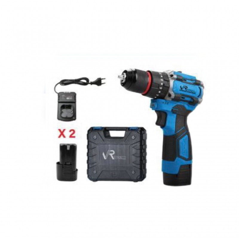 دریل چکشی دو باطری موتور براشلس ویوارکس مدل VR1610V-21BL