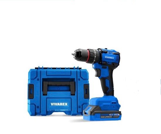 دریل شارژی چکشی موتور براشلس ویوارکس مدل VR2010-BLX