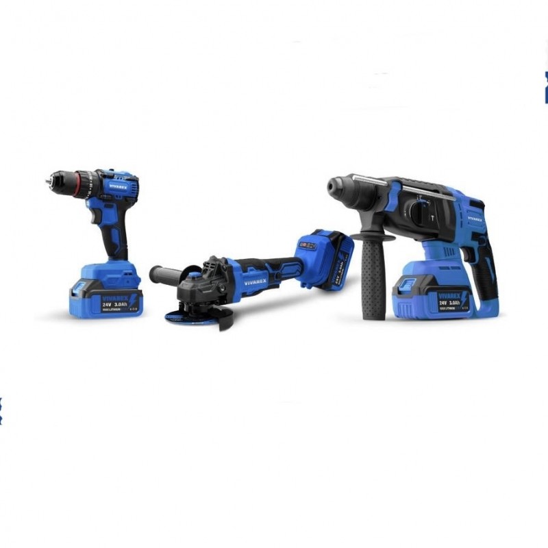 کیت شارژی براشلس ۳ عددی ویوارکس مدل VR2403-BCK