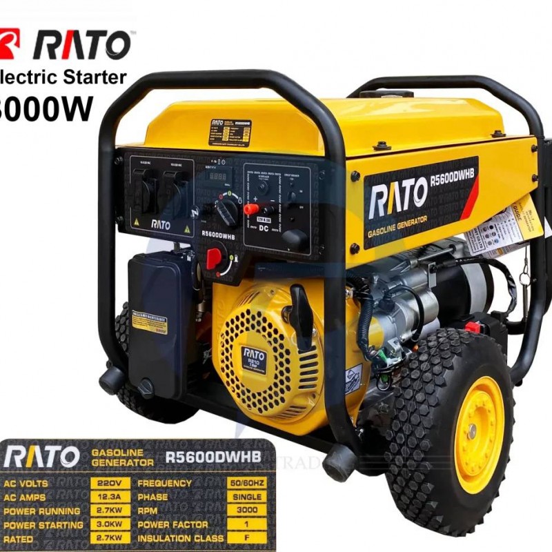 موتور برق ۳۰۰۰ وات استارتی راتو مدل R5600DWHB