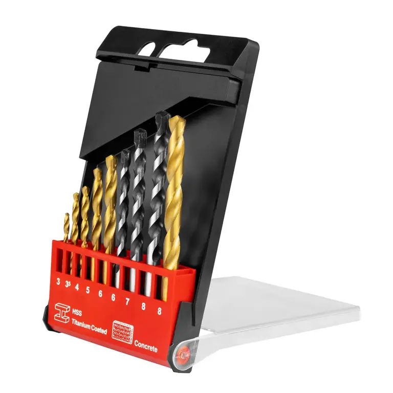 مجموعه 9 عددی مته آهن و بتن رونیکس مدل RH-5585