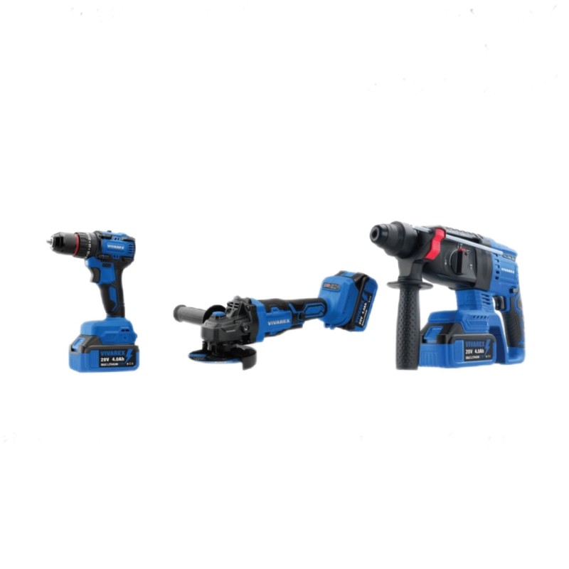 پک شارژی براشلس سه عددی ویوارکس ۳باطری مدل VR2403-BCk