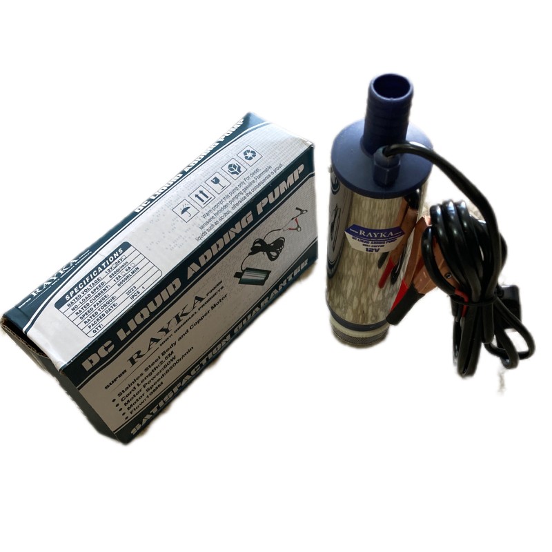پمپ گازوئیل کش ۱۲ ولت داخل باکی(قلمی) رایکاRAYKA