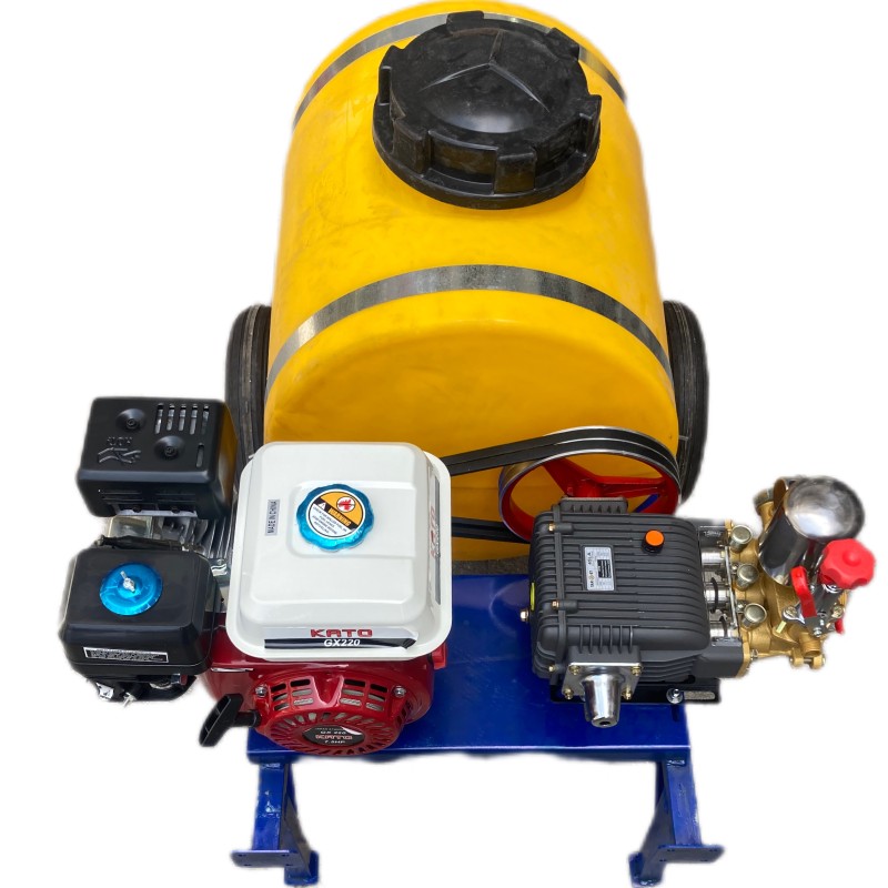 سمپاش فرقونی ۱۰۰ لیتری با موتور ۷اسب و پمپ ۴۵بار