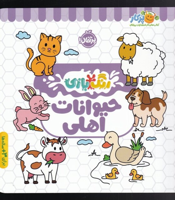کتاب رنگ بازی  حیوانات اهلی