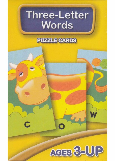 کتاب فلش کارت کلمات سه حرفی