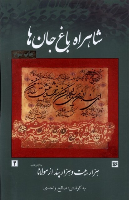 کتاب شاهراه باغ جان‌ها هزاربیت‌هزار‌پند‌ا‌ز‌مولانا